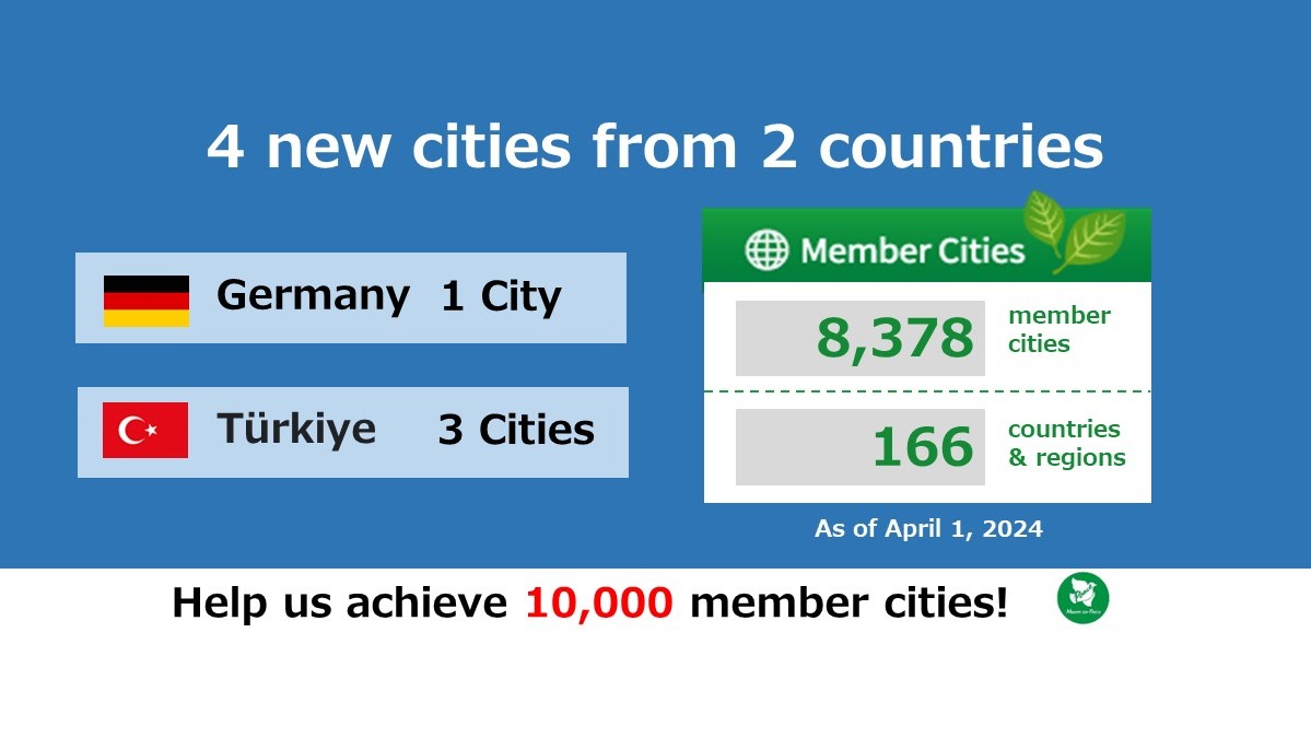 4 new cities from 2 countries have joined #MayorsforPeace! 🇩🇪🇹🇷
Our total membership is now 8,378 cities (166 countries/regions) 🙌
⏩mayorsforpeace.org/wp-content/upl…

#AbolitionOfNuclearWeapons #cultureofpeace #CityDiplomacy