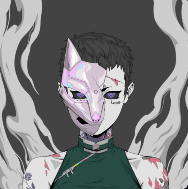 tasoapost's tweet photo. ABSOLUTE BEST ART IN THE NFT PFP GAME EVER.  @0n1Force Congrats to the team @starlordyftw @Bkess75 and co. !!!! https://t.co/H37RxWsaGC