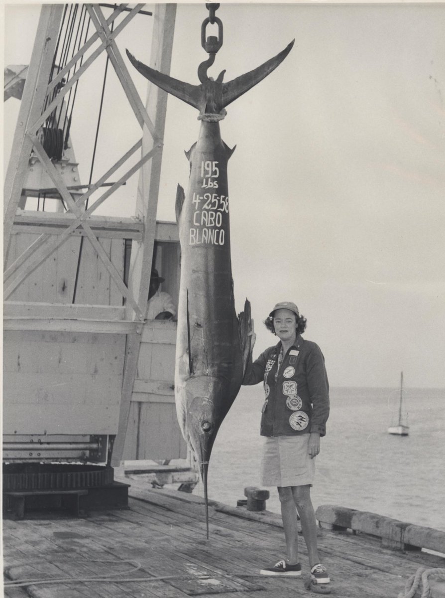 As #WomensHistoryMonth ends, we spotlight Sarah 'Chisie' Farrington, a legendary angler with 11 IGFA World Records. She shattered norms alongside giants like Hemingway. Her writings in Harper’s Bazaar + Vogue pioneered women in sports, while 'Women Can Fish' is her lasting legacy