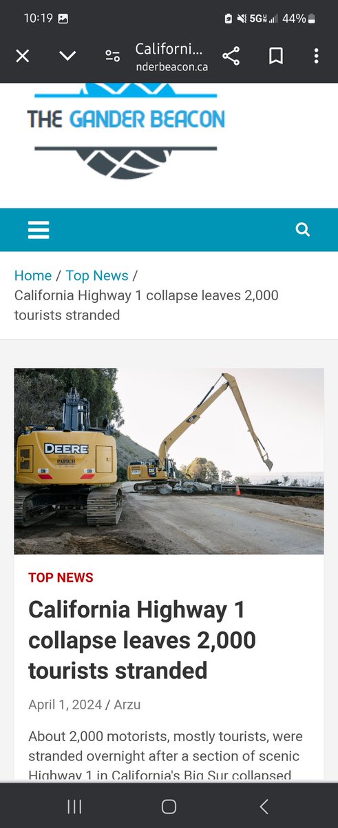 BIGGEST HIGH WAY IN CA COLLAPSES & ITS NOT TRENDING‼️‼️ Dated April 1, 2024?!?!🤔🤔🤔 California Highway 1 collapse leaves 2,000 tourists stranded About 2,000 motorists, mostly tourists, were stranded overnight after a section of scenic Highway 1 in California's Big Sur…