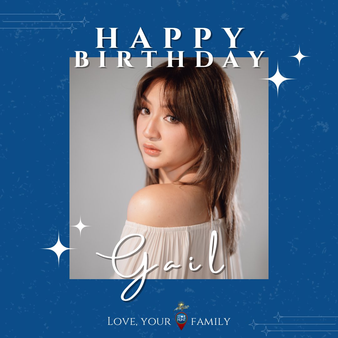 Happy birthday, Gail (@struggail)! Best wishes for a wonderful year! Enjoy your day and always keep on shining!✨ Love, your Star Hunt family ❤️