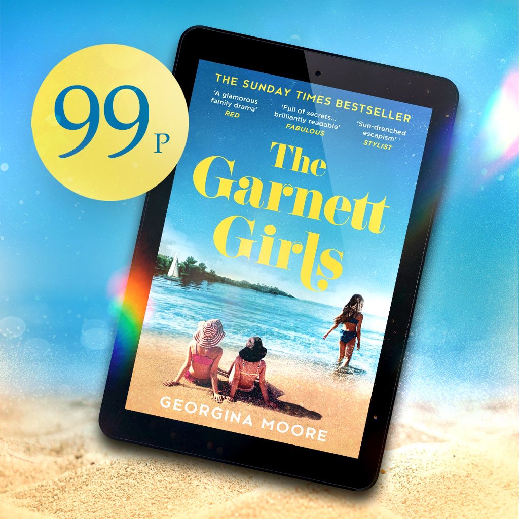 Very excited to say that #TheGarnettGirls is just 99p on #Kindle all through April. Please tell everyone you know ☀️💙🌊. You can buy it here: amzn.eu/d/3PGyF7W