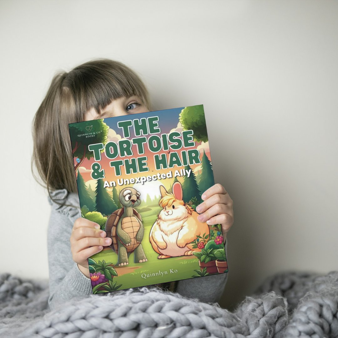 QuinnlynCo's tweet photo. Introducing 'The Tortoise and the Hair - The Unexpected Ally'! 🐢🐇 Dive into Harmony Garden with Tortoise and Hair as they embark on a journey filled with friendship, teamwork, and love. 🌱🌼

https://t.co/vmEbq8OcgM

#quinnlynbooks #NewBook #ChildrensBooks #KindnessMatters https://t.co/PoNf9OmfNq
