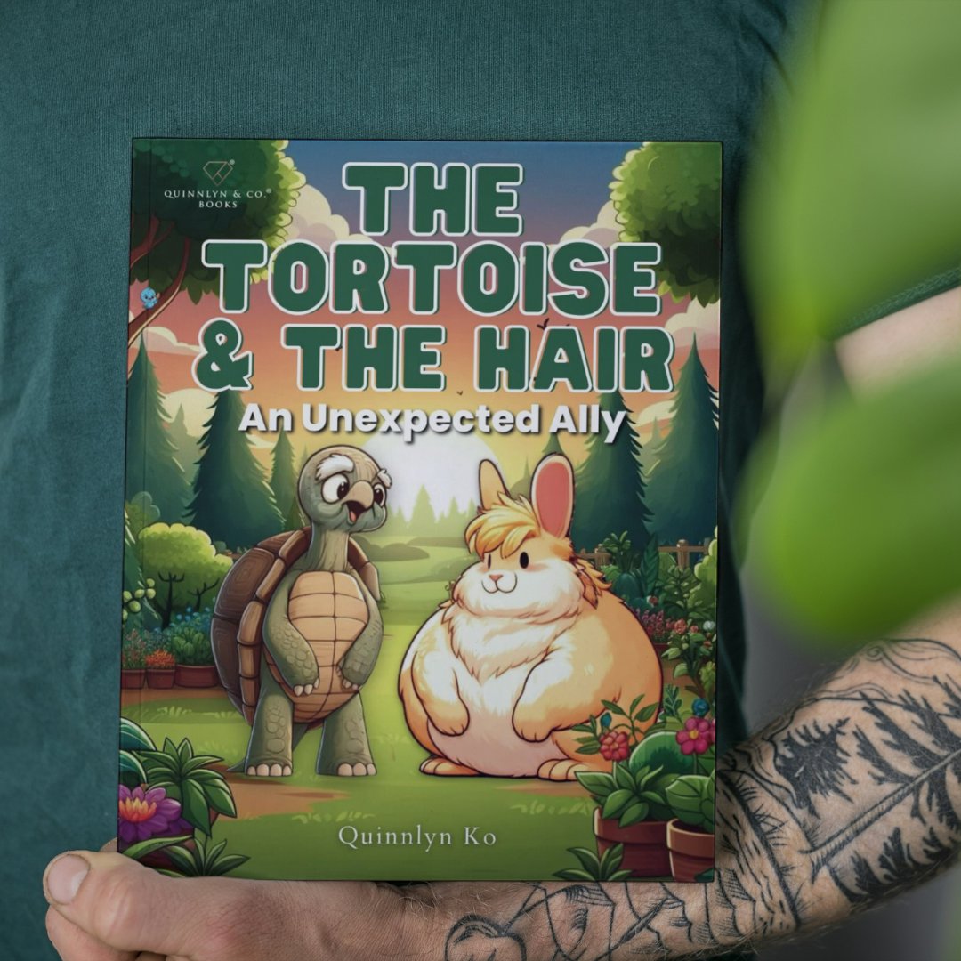 QuinnlynCo's tweet photo. Introducing 'The Tortoise and the Hair - The Unexpected Ally'! 🐢🐇 Dive into Harmony Garden with Tortoise and Hair as they embark on a journey filled with friendship, teamwork, and love. 🌱🌼

https://t.co/vmEbq8OcgM

#quinnlynbooks #NewBook #ChildrensBooks #KindnessMatters https://t.co/PoNf9OmfNq