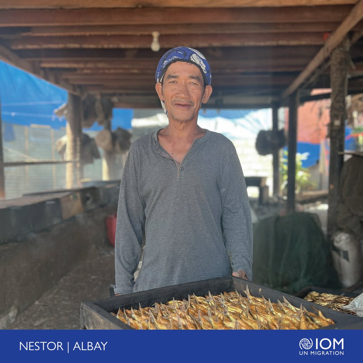 'It's a huge relief for us to have this livelihood so I won't need to migrate for extra income.' With support from 🇬🇧, Nestor was trained on gourmet tinapa production to provide climate-resilient solutions to migration for families in Pio Duran Read more:bit.ly/Nestor_Albay