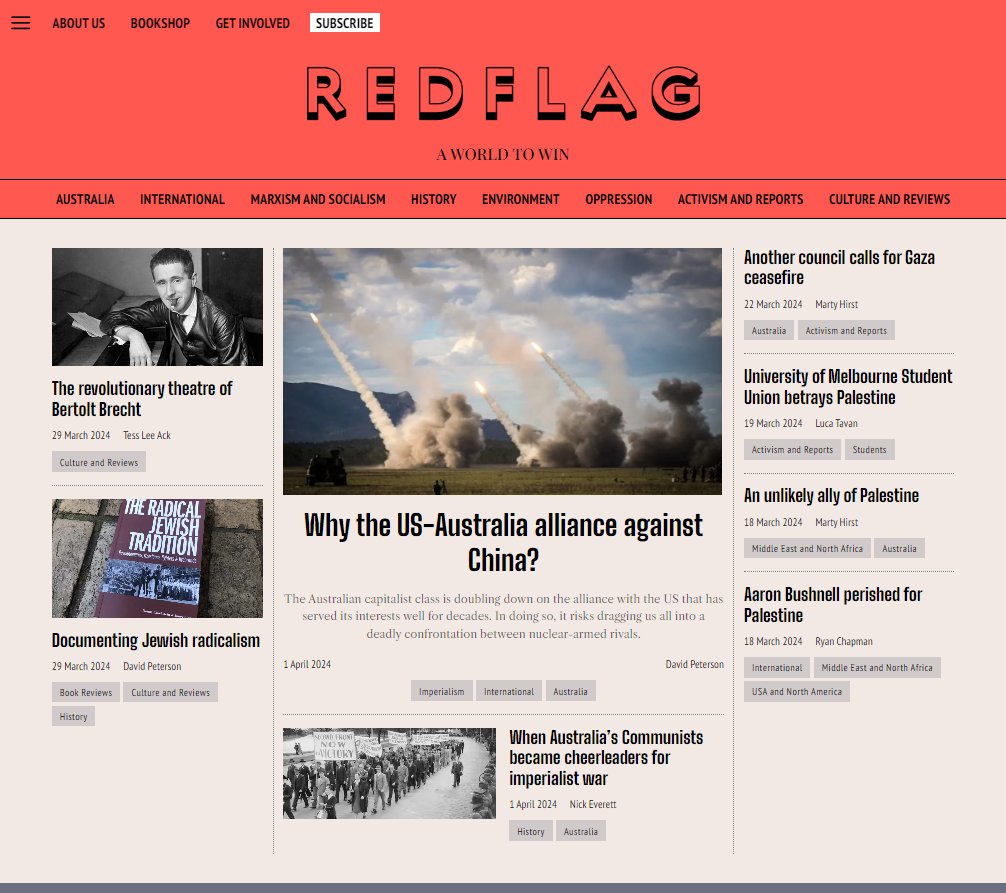 Our website has had a make-over. Check it out: redflag.org.au.