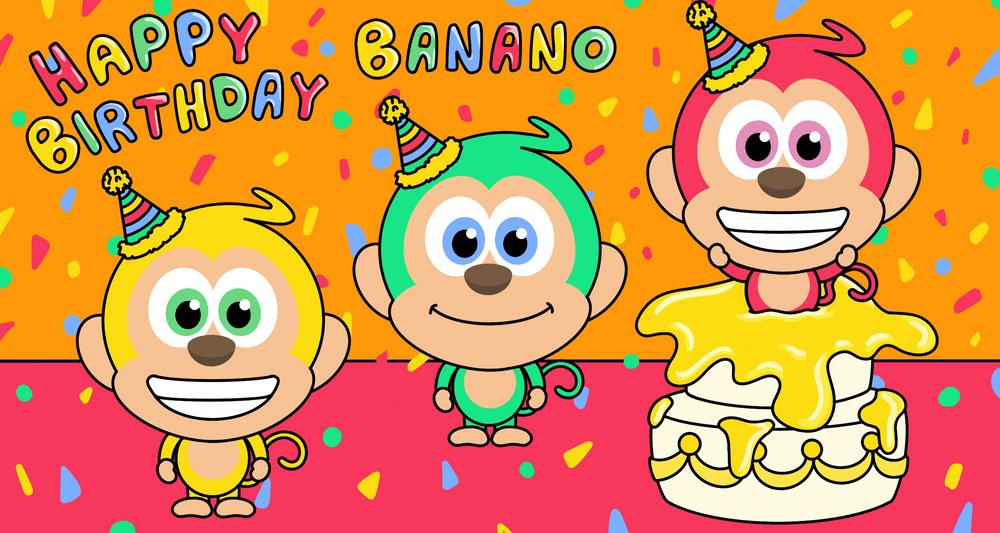 bananocoin's tweet photo. 6 years! Happy Birthday, $BAN fam 🍌👀
Join the party at:
https://t.co/1hoslL6ysJ and
https://t.co/JBOA4GEweC https://t.co/VJ7YXtHO8r