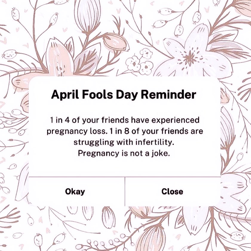 baiigletTTV's tweet photo. ⚠️ BE THOUGHTFUL ⚠️
#infertility #infertilityawareness #aprilfools #bethoughtful #bekind #beeducated https://t.co/0j9CVEYa7o