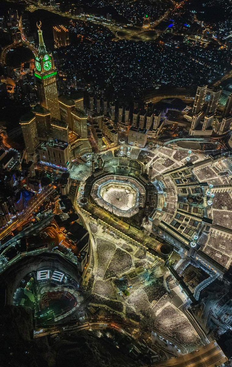 مكة ليلاً ❤🕋
