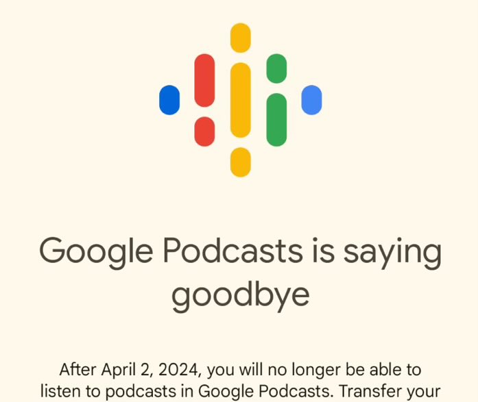 “The Google Podcasts app was installed over 500 million times on Android devices globally for over half a decade.” - @TechCrunch With Google saying goodbye to its podcast app, we hope you’ll consider Goodpods. We think you’ll like what we’ve built!