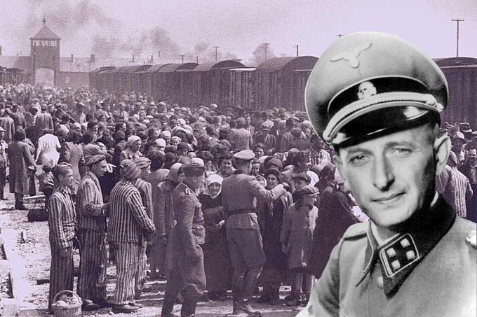 Some human animals have been turning #Earth into a #shithole - Adolf #Eichmann was the architect of Hitler’s “Final Solution” to exterminate the #Jews from Europe. He masterminded the Nazi network of death camps where 6 million Jews were murdered.