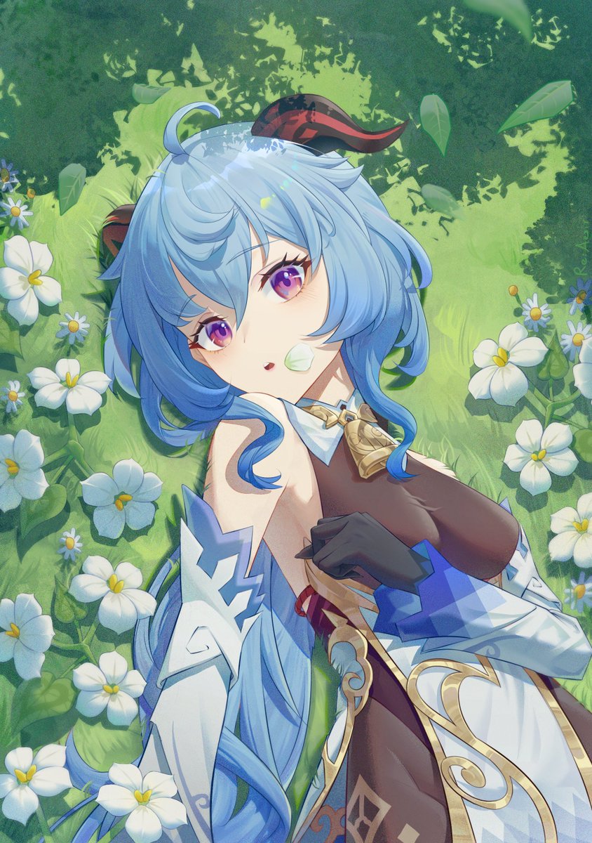 Resting 🐐🌼
There is a reason why she doesn't plant qingxin flowers at the Yujing Terrace...

This is actually an old idea that now, a year later it's finally done... I'm kinda proud

#GenshinImpact #genshinimpactfanart #Ganyu #原神