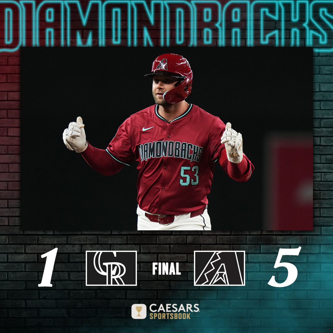Dbacks's tweet photo. Another Diamondbacks W! 🎉 https://t.co/gcA7HESXkL