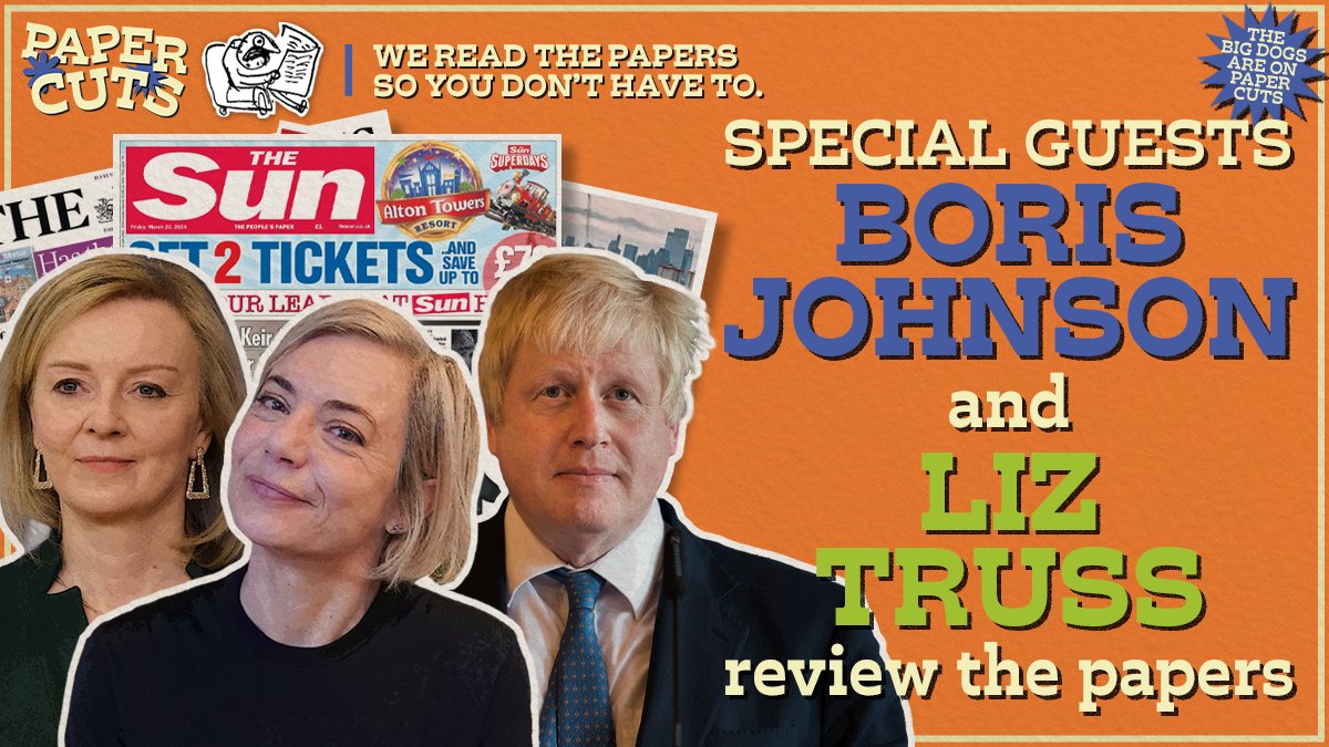 🚨New Episode🚨 Rishi's new school dinners plan🤔🍎 Is your tot saving enough for their mortgage? 🐖👶🏻 Plus – We rank the best sex parties in the country 😈🇬🇧 Join @msmirandasawyer with debutants Boris Johnson and Liz Truss 👉🏻 listen.podmasters.uk/PC240401BorisA…