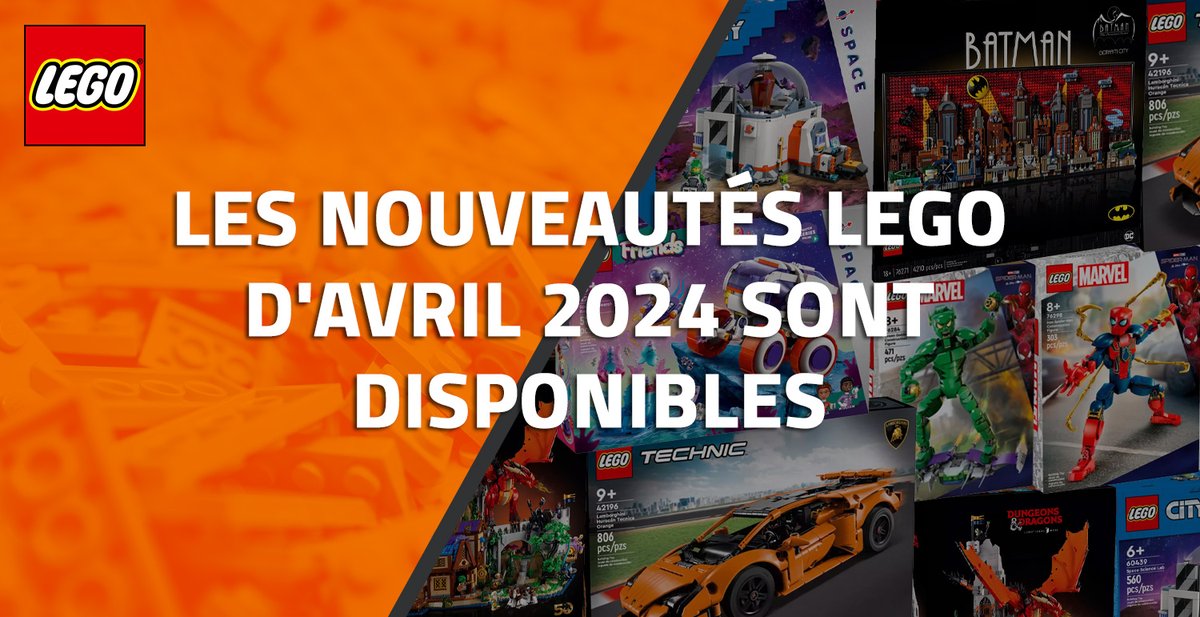 💥 LES NOUVEAUTES LEGO D'AVRIL 2024 SONT DISPONIBLES 💥 Assez peu de nouveautés LEGO pour Avril. Le mois est principalement marqué par le nouveau set LEGO Dongons et Dragons. Récapitulatif des nouveaux sets et détail des offres promotionnelles du mois 👇 avenuedelabrique.com/actualites-leg…