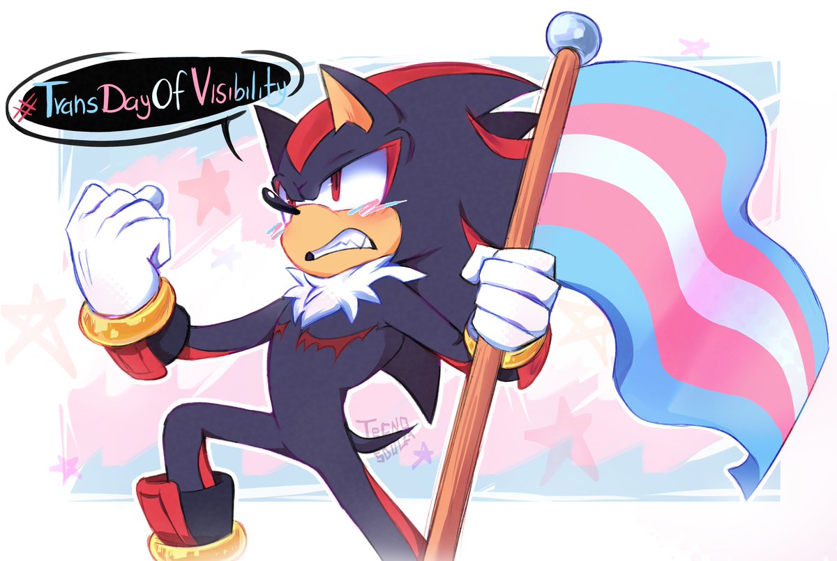 SHADOW SAYS HPPY #TransDayOfVisibility !!!🏳️‍⚧️
