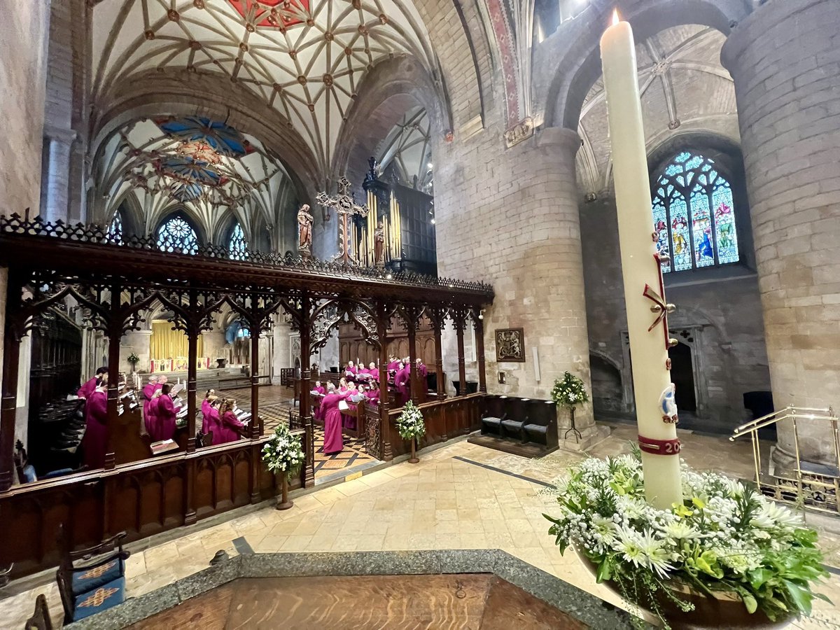 Holy Week is always a highlight of the year for us. From Victoria to Stanford, Mozart to Bairstow, Handel to Stainer it has been a joy to enrich the worship in this glorious place at this the most profound and important time of the church’s year.