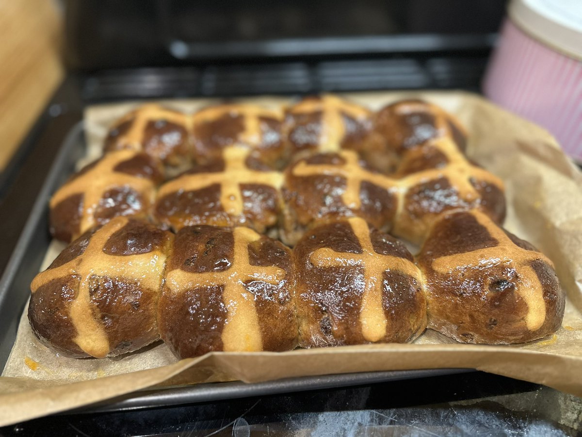 Aady19's tweet photo. Tried Ravneet Gill’s Hot Cross Bun Recipe - ace!!
Thanks @SaturdayKitchen https://t.co/IlsnhT0l1E