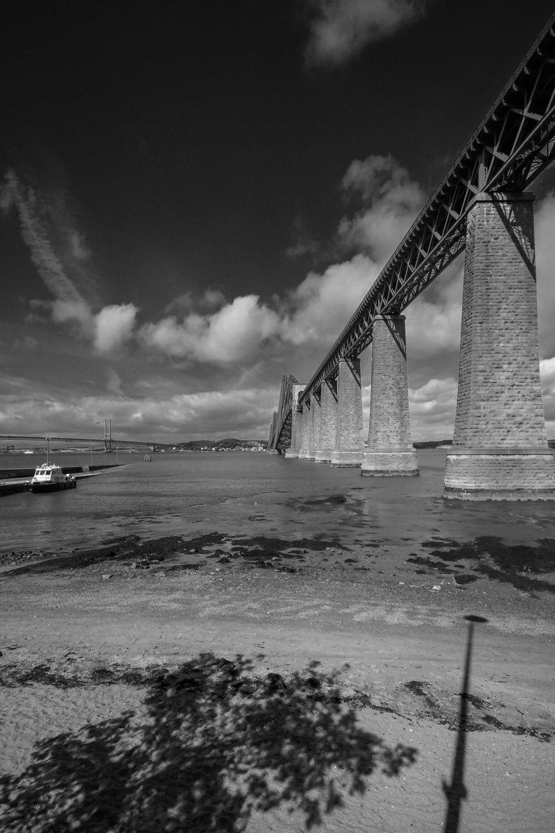 Forth Rail Bridge, South Queensferry #blackandwhitephotography #blackandwhitephoto #Edinburgh #southqueensferry