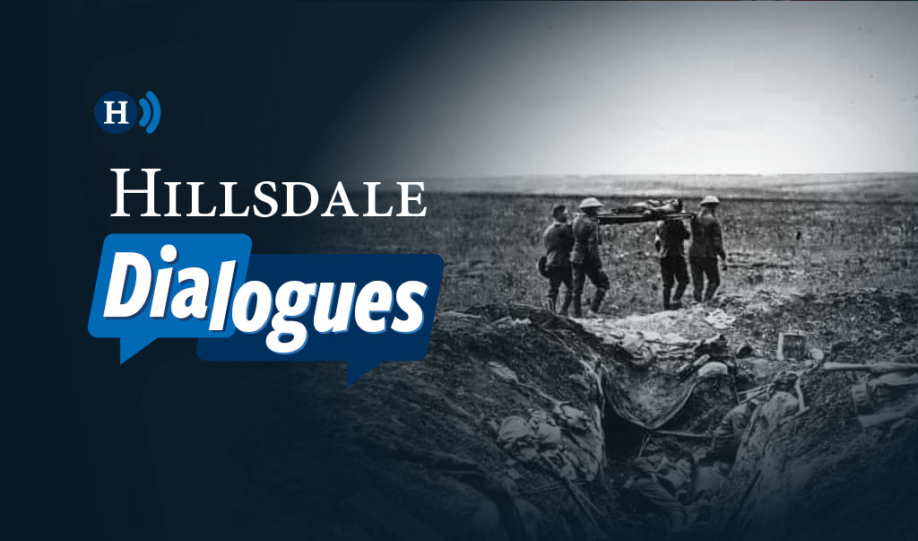LISTEN | Dr. Larry P. Arnn joins @hughhewitt on the Hillsdale Dialogues for his series on “Churchill the Writer.” In this episode, Dr. Arnn and Hugh begin their discussion of The World Crisis, Vol. 2, which covers the numerous wartime disasters of 1915. bit.ly/43D5UfP