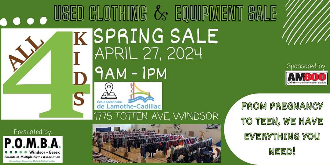 4 weeks away!!!!  Mark your calendars for the sale you don't want to miss.