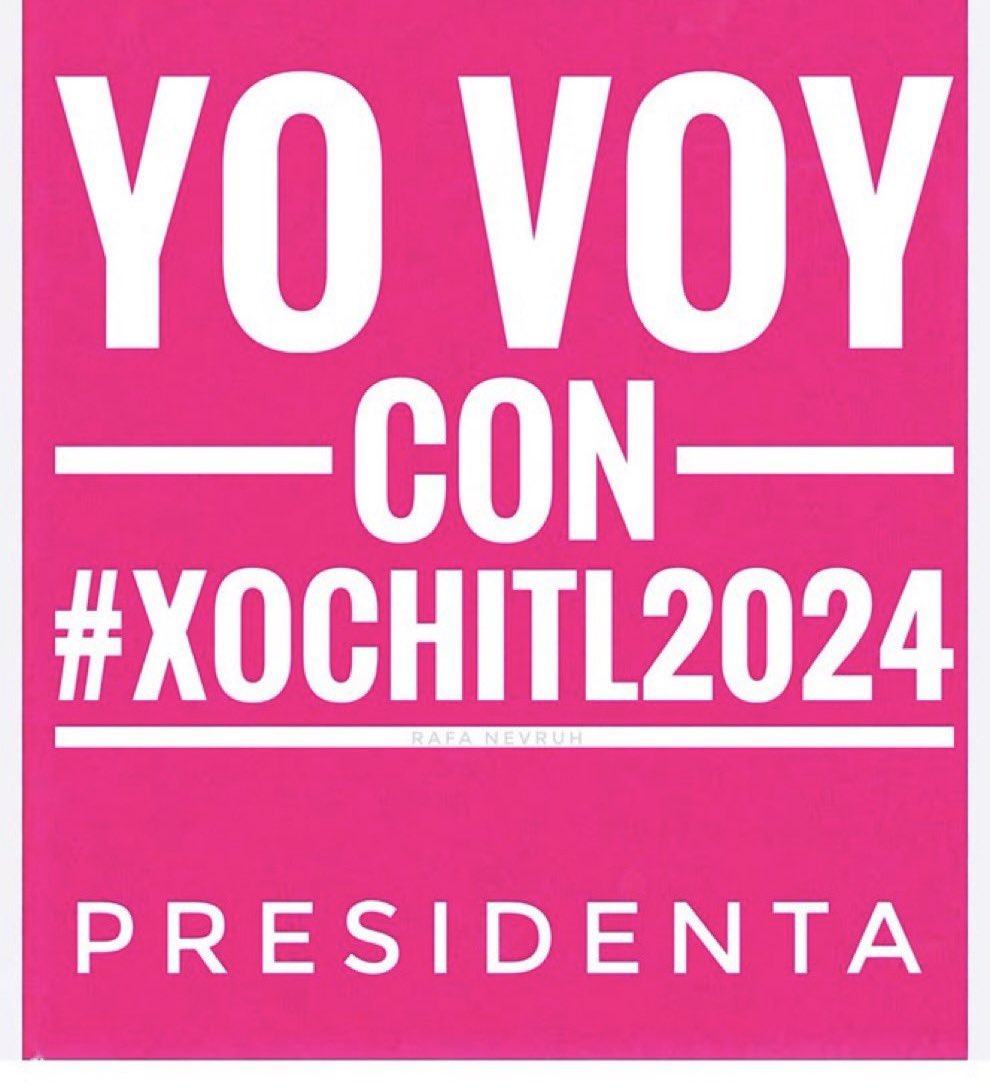 ryo_hermoso's tweet photo. Yo @ryo_hermoso voy con @XochitlGalvez 🥳

Quién se une ?👇🙋‍♀️ https://t.co/sk2gFs8O1I