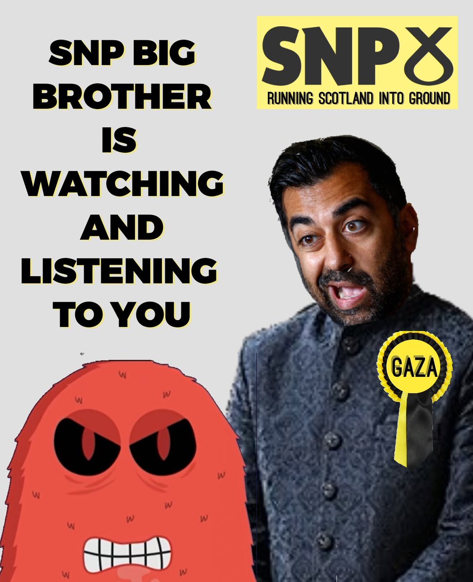 dealatrip's tweet photo. 👋 Morning, It's 1st April 2024 or is it? The SNP time machine takes time back to 1984 and earlier. Not Back to the Future but Back to the Past. The SNP are using the Scottish Police to keep people quiet and turn Scotland into a nation of snitchers with its heinous #crimeact 👇 https://t.co/MmXUFK6YBg