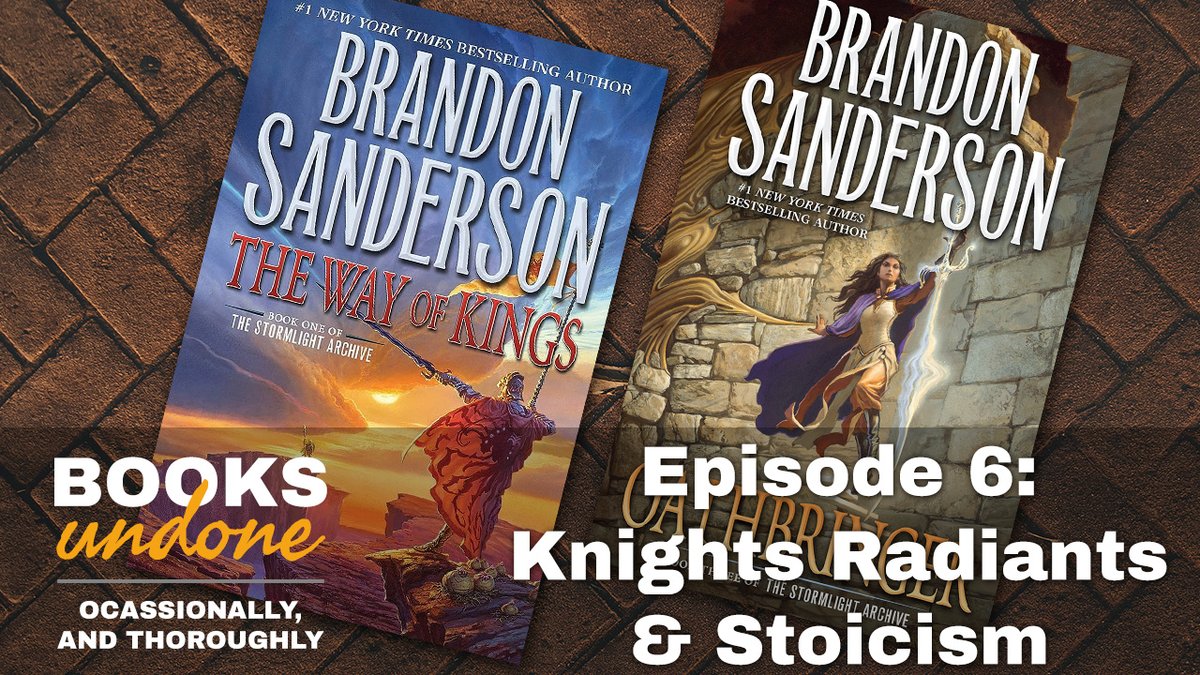What's this? No hot takes? No opinions?
* takes deep breath *

The First Ideal of the Knights Radiants can be interpreted using Stoic Philosophy... and I did a whole podcast episode about it.

Listen ➡️ youtu.be/F__mivWxkzI

#stormlightarchive #brandonsanderson #stoicism