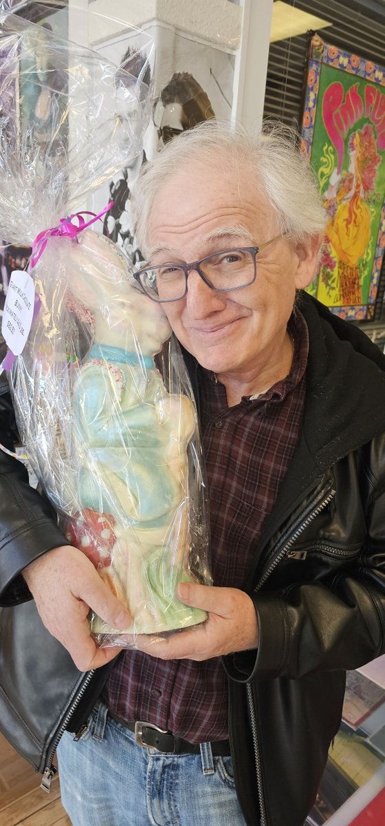 He won the Easter bunny while listening to my Stars Over the Prairie yesterday. Here's a Easter themed song of mine Judas Sang the Blues w/ Bucky Baxter. youtu.be/gQMwdHCiHrU?si… <a href="/MannRomano/">Sally Mann Romano. sallyrox@bsky.social</a> <a href="/CharlesPPierce/">Charles P. Pierce</a> @cdanuloff <a href="/GeorgeMarinelli/">George Marinelli</a> <a href="/BobDylansWife/">Brittany Kula</a> <a href="/gregkot/">Greg Kot</a> <a href="/PaulMarvinArts/">paul marvin</a>