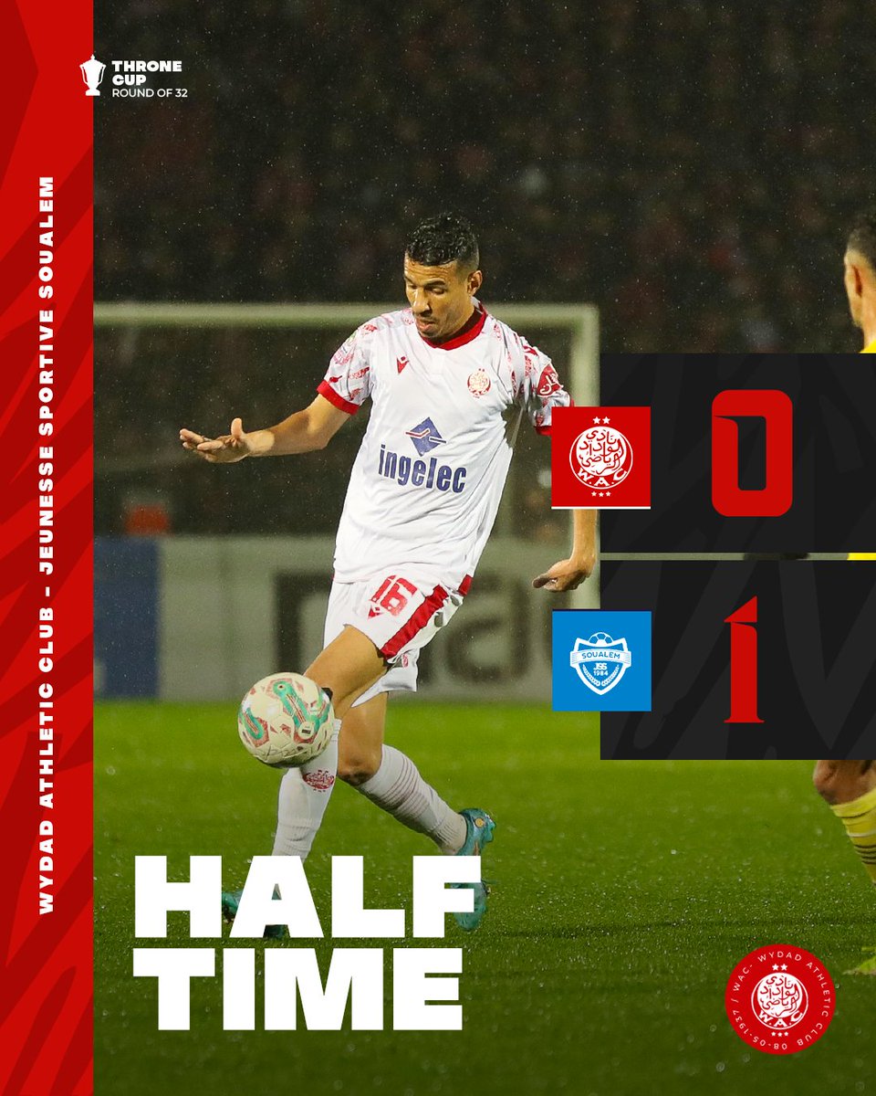 Behind at the break. #DimaWydad