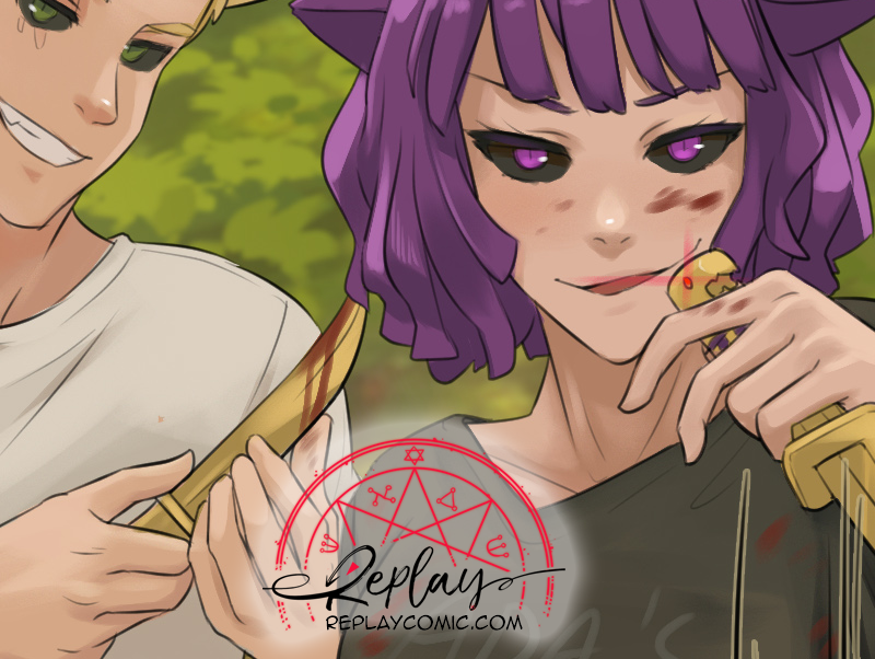 ReplayComic's tweet photo. Replay has updated! Take a look, like, share, and comment! Thanks~!  
Latest page: https://t.co/7lWVy5eKdx
Start from the beginning: https://t.co/FcRATEYBUs https://t.co/PZh9HXwU2s