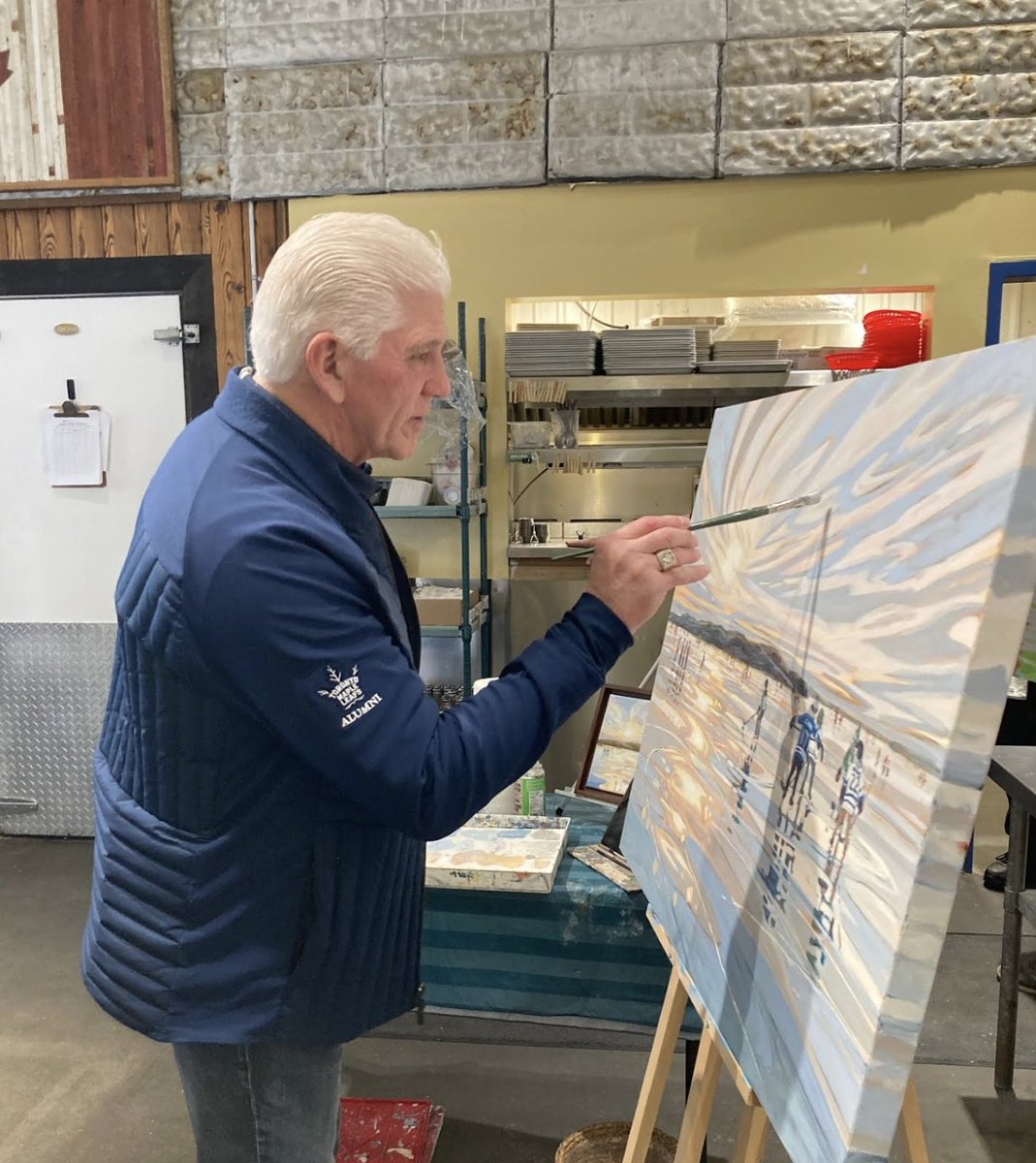 ClubWps's tweet photo. 🌟 Exciting Raffle Alert! 🌟
🎨 1st: An Original Jessica Vergeer Painting 🏒
Experience the breathtaking vista of the Big Sound, a masterpiece by the talented Jessica Vergeer &amp; legends of the Toronto Maple Leafs Alumni.
🏆 2nd/3rd: TMLA Jerseys
https://t.co/LdYkzymYBe https://t.co/0sK2NRHpAy