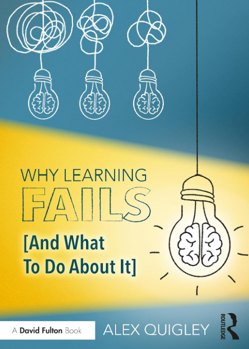 Looking forward to reading this book by @AlexJQuigley These 8 common issues abt learning remind me of the paradoxes of learning, Why do we have an illusion of knowing while we don't really? Why do we have to forget before we learn? What comes first : achievement or motivation?
