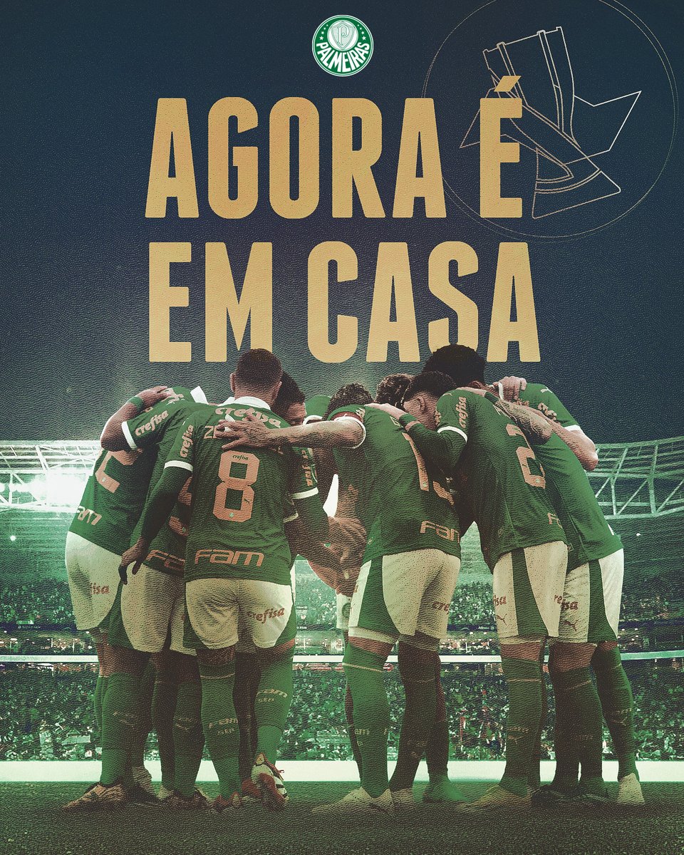 Uma família 𝐮𝐧𝐢𝐝𝐚 faz toda a diferença! Estaremos juntos, em casa, por mais uma taça! 💚