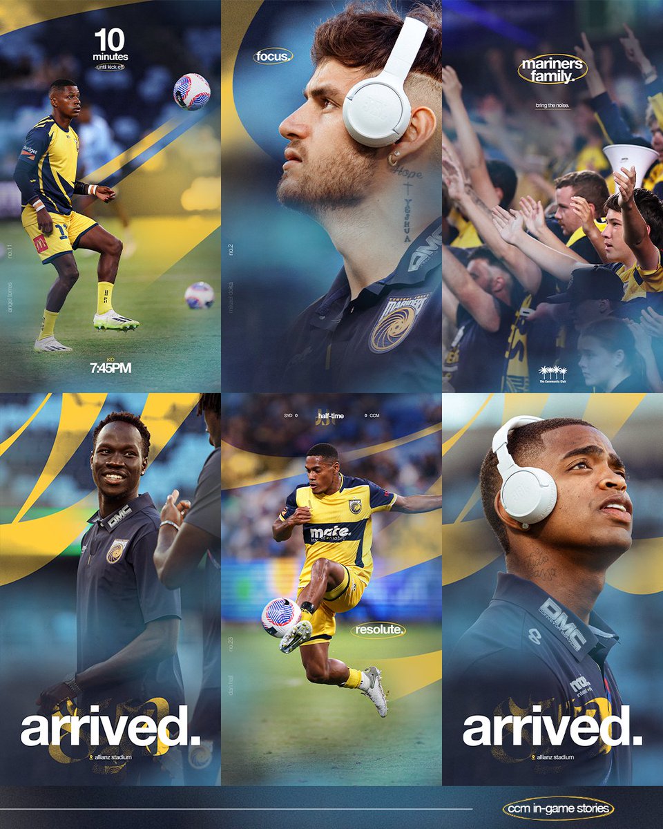jordanspurcell's tweet photo. We managed to test out some LIVE in-game stories for our clash against @SydneyFC.

Inspired by the work of @tessahansen23 and the super-talented team over at @CharlotteFC!

#smsports | @CCMariners https://t.co/yc222qGL7f
