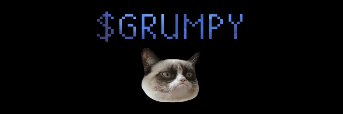GrumpyOnSol's tweet photo. Very $GRUMPY

So far:

> Dexscreener has been updated.
> Team blindly threw $15,000 away, into the void.
> Very grumpy
>  Reaching $500,000 volume

We're here, for a long time.

Mission: Moon $GRUMPY initiated.

https://t.co/6Zpk9KNfQ8 https://t.co/yxBcBav3Af