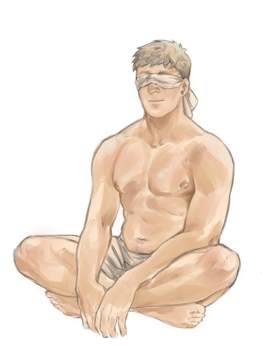 odytami's tweet photo. this laios but rendered like that one drawing https://t.co/qhDdqnyugk