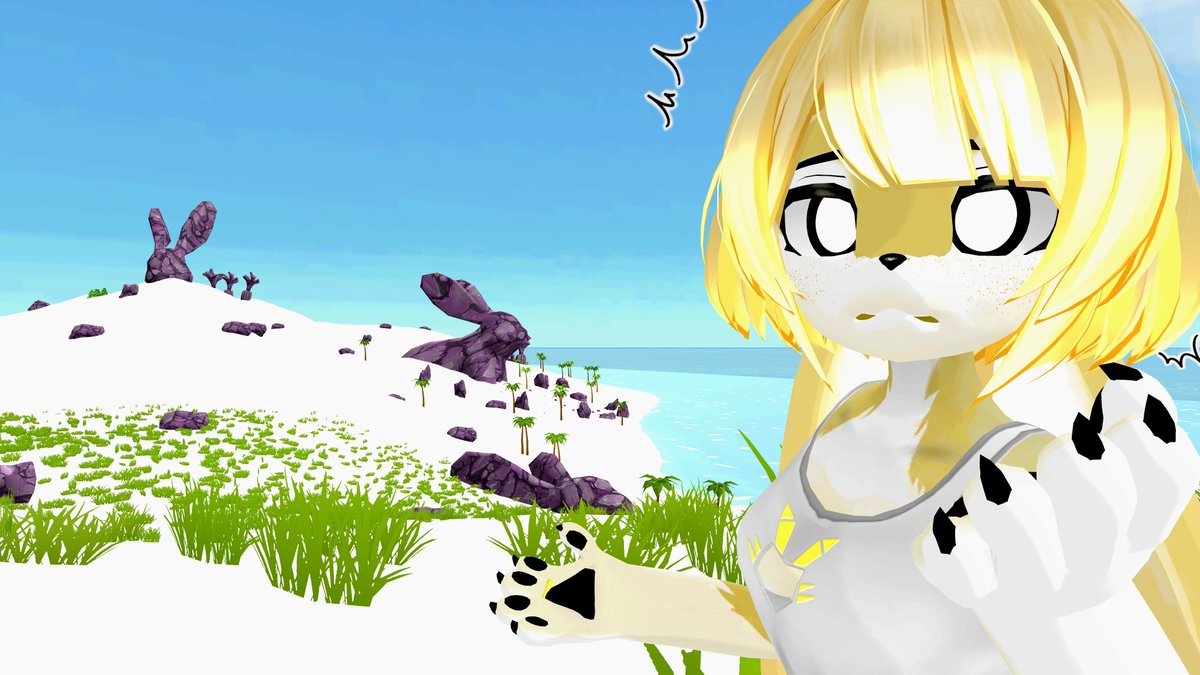 fur_trap's tweet image. I got Pun a ride finally, but they were sent to the island of Easterfools.
#vrchat #easterfools #bunnygirl