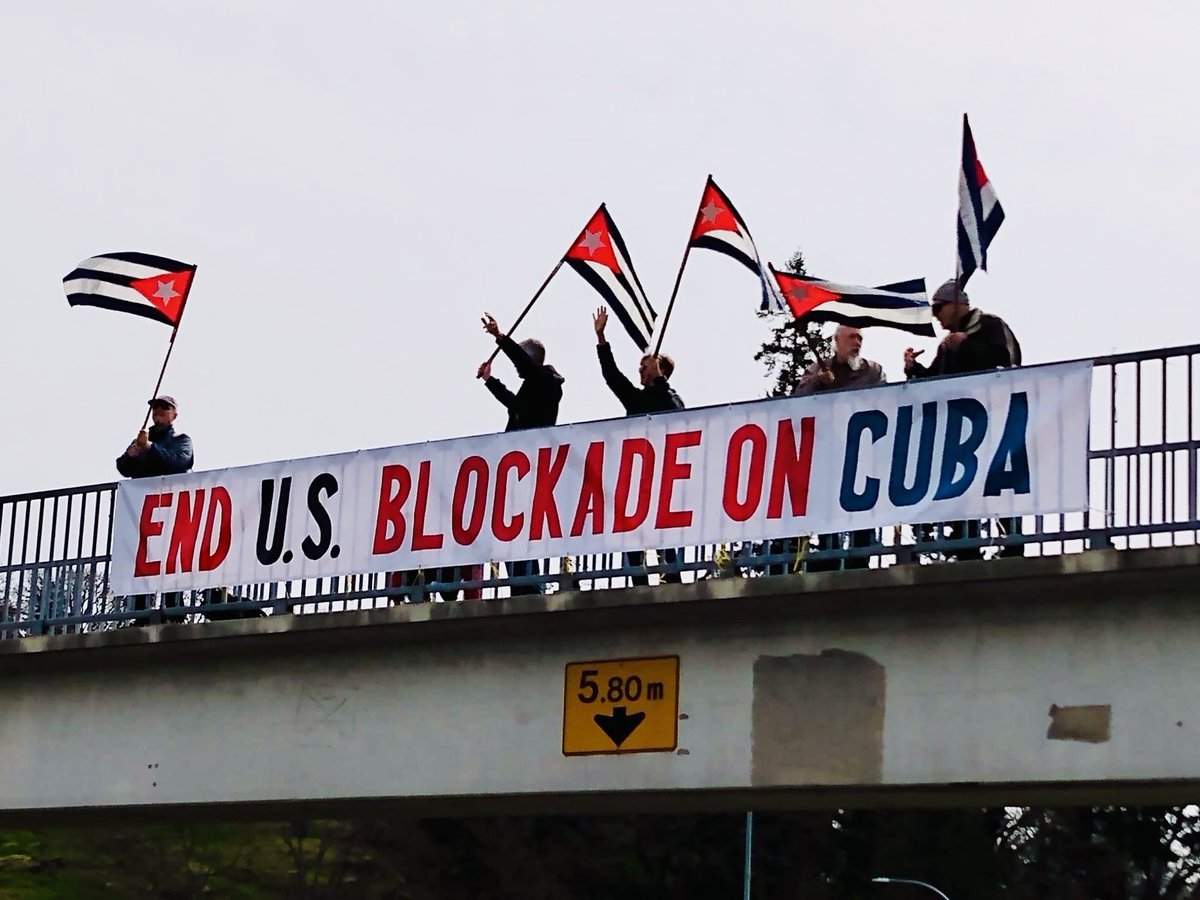 Lo que no se puede bloquear desde el mismísimo #Miami y otras partes del mundo. No más #BloqueoGenocida #PuentesDeAmor y solidaridad. #MiMóvilEsPatria @mimovilespatria