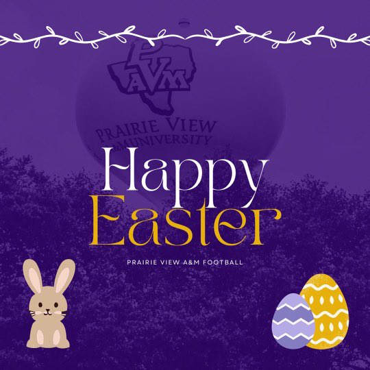 Happy Easter from the Panther Family🐣💜 #PvNation