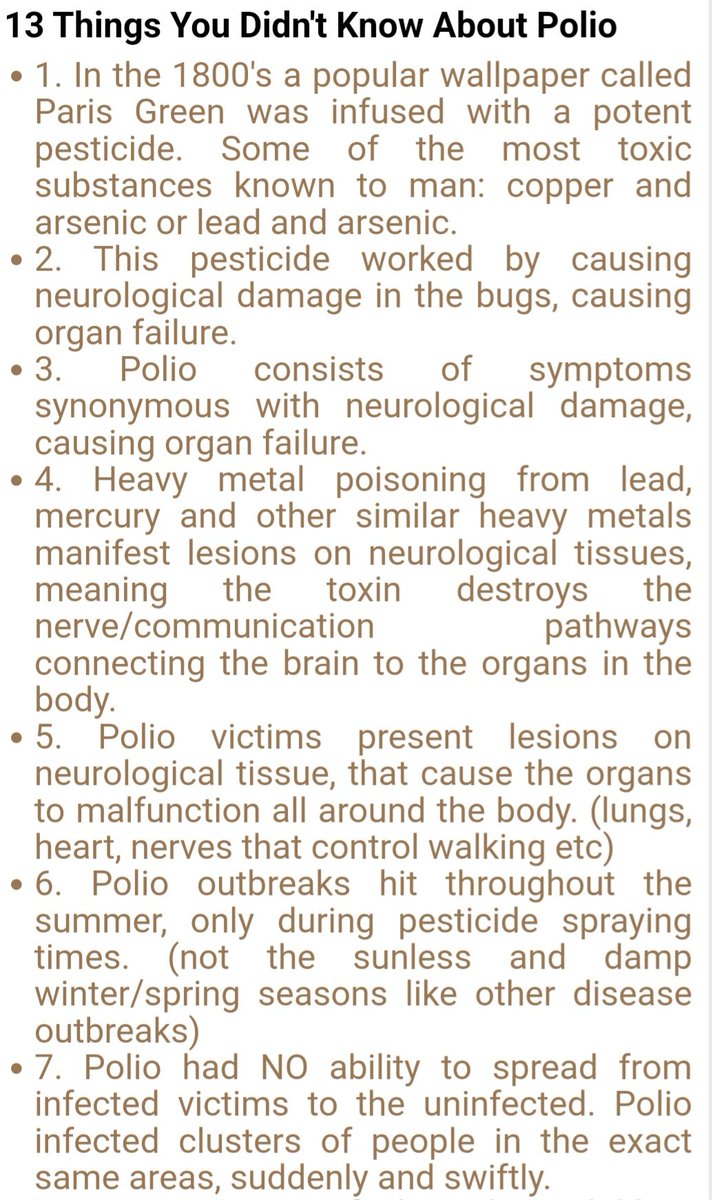 t3tragrammat0n's tweet photo. @stopvaccinating "A common question is "Didn't vaccines eliminate polio?" Short answer: "No!" Dr Humphries spent four years researching this question and has summarized her findings in her book #DissolvingIllusions...."
https://t.co/P6LNa8wnBR https://t.co/6WYJkOxcle