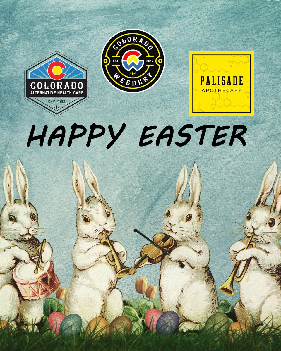 🐰 May your day be filled with love,
laughter, and plenty of sweet treats. 🌷

⚠Valid CO MMJ Card Required

Hashtags go here:
#coloradoalternative #HappyEaster #HighDay
#cannabis #thc #dope #ganja #stoner