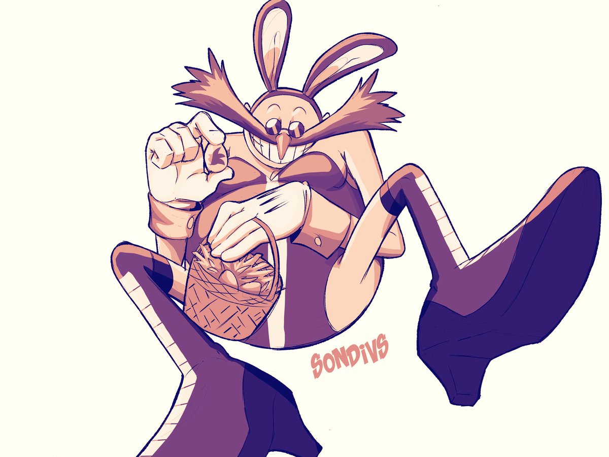 I'd be damned if I didn't draw Eggman on the month of eggs🥚