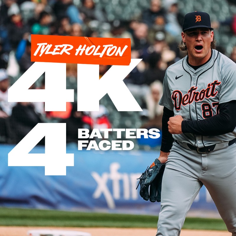 tigers's tweet photo. How sweep it is!