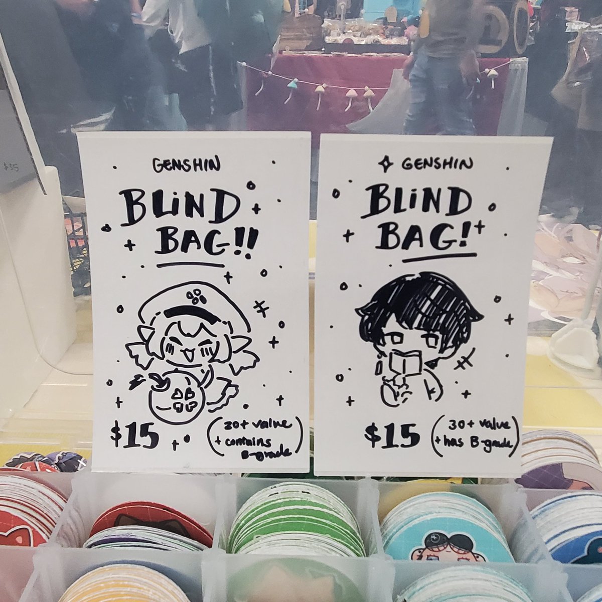 some blind bags i made hehe ♡ just made the last 3 of the day, come get 'em!!