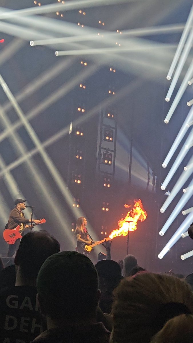 I'd say Jax's first concert (to see <a href="/falloutboy/">Fall Out Boy</a> ) was a success!!!  Him and I sure rocked out!!