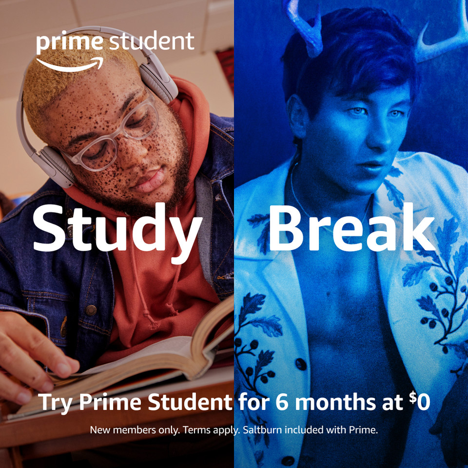 #ad #sponsored Try Prime Student for 6 months at $0 (new members only) ->amzn.to/49HeZXq