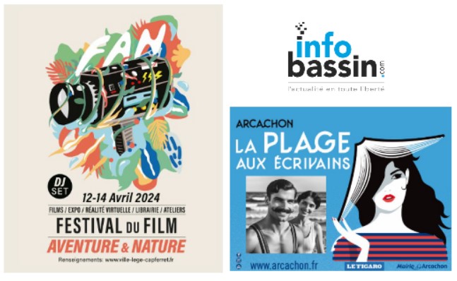 InfoBassin's tweet photo. ACTU: Festival du FILM AVENTURE et nature à #legecapferret , et Salon du livre La #plageauxecrivains avec Raid "Nage retro" à #arcachon ! Voir ✍ https://t.co/lSw6alS0Rh
#bassindarcachon #bassinarcachon #aventurenature #filmfestival #cine #livresaddict #ostreiculture #infobassin https://t.co/9l7AOs4TG0