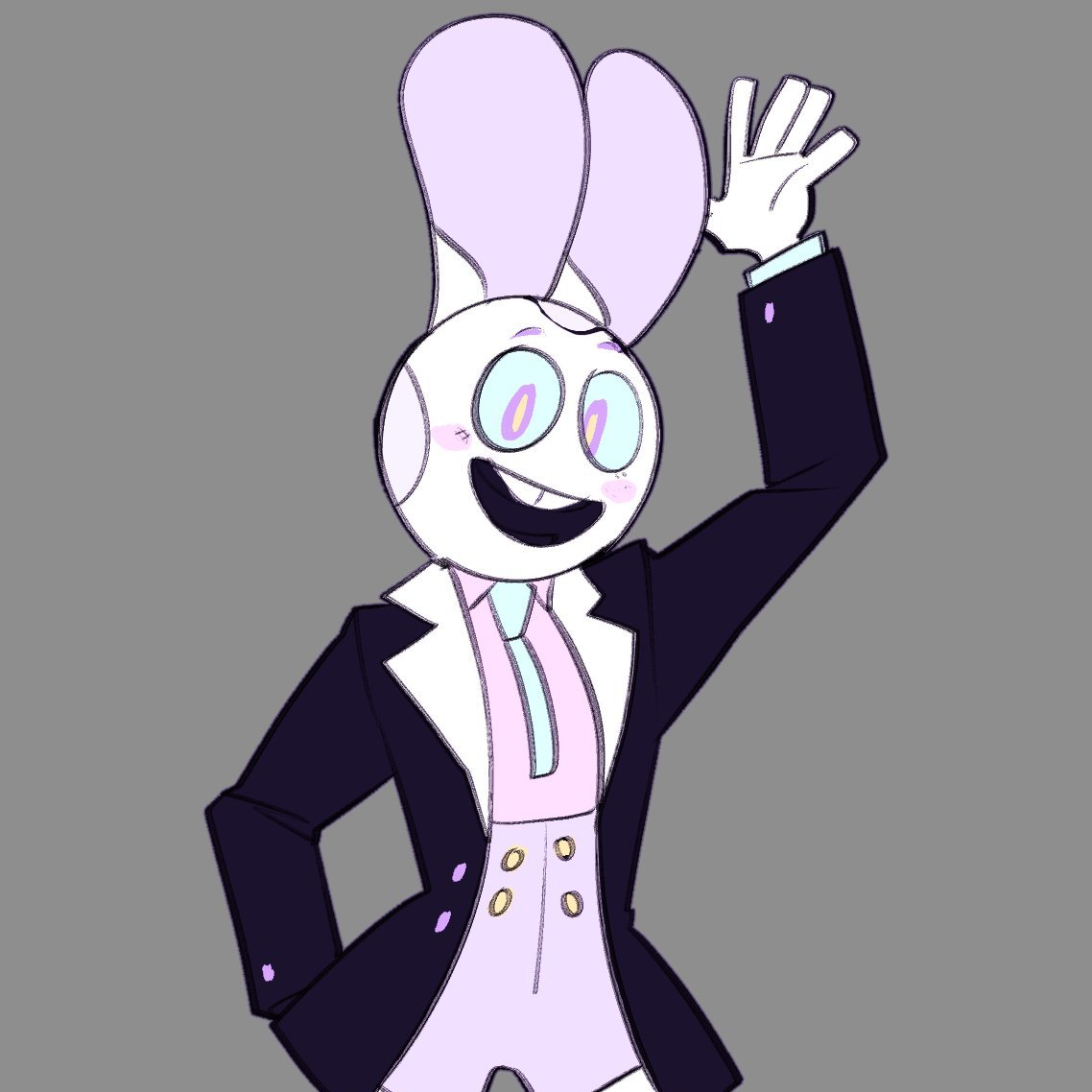 Hart Vonhäschen from Don't Worry, Teri Blokhin
🎀 He is non-binary &amp; pansexual