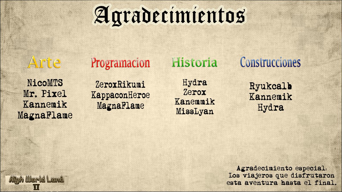 HighWorldLand's tweet photo. Gracias a todos por esta experiencia, no olviden estar atentos al directo de la próxima semana para el resumen, preguntas y respuestas para todas sus dudas~ Gracias a todos sin excepción, enserio, apreciamos cada día hasta el ultimo, nos vemos en otra ocasión~ Hasta luego. https://t.co/4Y1ELgqpWy